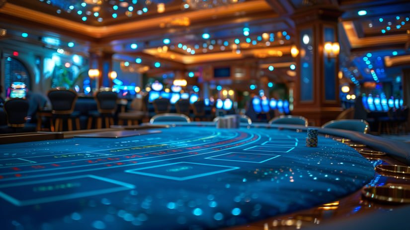 paaddy Live Casino Myanmar ကစားသူ mobile phone ဖြင့် Baccarat Live Table ကြည့်ရှုနေသောပုံ